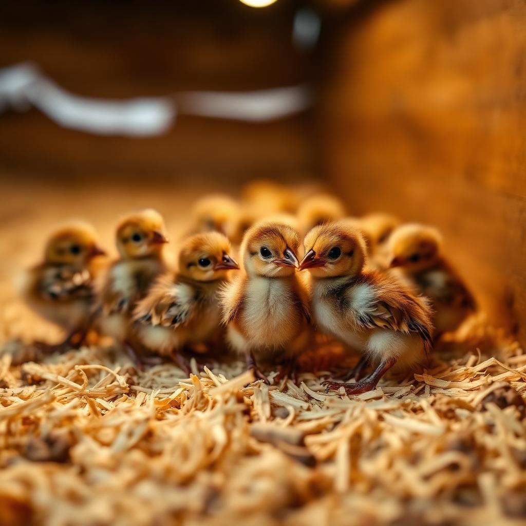 Coturnix Quail Chicks